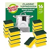 Scotch-Brite Classic Topfreiniger, 16 Stück pro Packung - Reinigt kraftvoll und effektiv