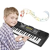 Docam Klavier Keyboard Kinder, 37 Tasten Elektronische Musik Klavier für Kinder Tragbare...