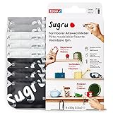 Sugru by tesa - Formbarer Allzweckkleber, 8er-Pack, 8 x 3,5 g, Schwarz, Weiß & Grau -...