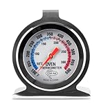 Chef Aid Edelstahl Backofen-Thermometer – Kompatibel mit Umluft-, Gas-, Elektro-,...