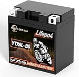 MOUDENSKAY Lithium Motorrad Batterie 12V Lithium Powersports Batterie mit BMS,LiFePO4...