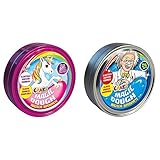 Magic Dough Craze Intelligente Superknete 2er Set, 1x Unicorn 80 g in Dose + 1x Professor...