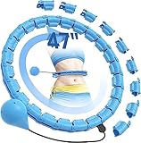 Hula Hoop Reifen Erwachsene， Smart Hula Hoop Mit Gewicht Fitness Reifen, FäLlt Nie + 24...