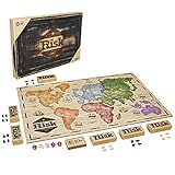 Risiko Rustic, große Strategiespiel in Holz Edition, 2 Spieler, deutsche Sprachvariante