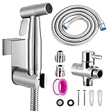 Bidet Handbrause Set, Premium Edelstahl Gebürstet Bidet Handbrause, Bidet Sprayer für...