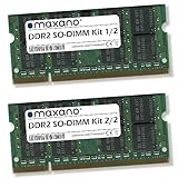 Maxano 8GB Kit 2X 4GB RAM kompatibel mit Acer TravelMate 5335 (DDR2) (PC2-6400 SO-DIMM...