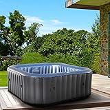 Whirlpool aufblasbar BRAST MSpa Tekapo für 6 Personen 185x185cm In-Outdoor Pool 132...