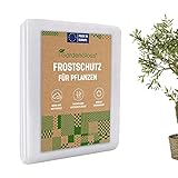 GardenGloss® Frostschutz Pflanzen Weiss - Robustes Wintervlies für Kübelpflanzen -...