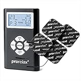 prorelax TENS/EMS Duo Blackline | Elektrostimulationsgerät | 2 Therapien mit einem Gerät...