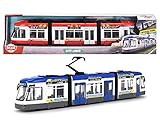 Dickie Toys 203749017 Toys City Liner, Spielzeug-Straßenbahn, Türen zum Öffnen, 2...