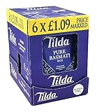 Tilda Pure Steamed Basmati Rice Fertigreis (6x 250g)