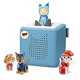 tonies Toniebox Extrapack – Toniebox Starterset Blau + 3 Hörfiguren, Toniebox Blau mit...