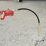 Elektrischer Betonrüttler 1100W, Einhand Elektro-Betonrüttler 160Hz, Innenrüttler...