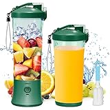 TOPESCT 600 ml Tragbarer Mixer Smoothie Maker, Mini Smoothie Mixer USB Wiederaufladbar,...