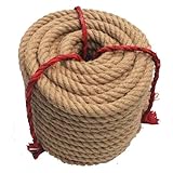 10 M X 45 MM Natürlich Jute-Seil Dick Und Stark Jute-Schnur 4 Stränge Faser Hanfseil...