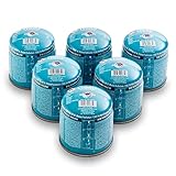 TOM 6 x, 12 x oder 48 x 190 g gaskartuschen Butangas Kartuschen mit Sicherheitsventil –...