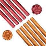 Scentoria 10 Stück Siegelwachs, Siegelwachs Gold, Siegelwachs Rot, Siegelwachs Set,...