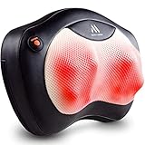 Neck Massager Shiatsu Nackenmassagegerät - Rückenmassagegerät mit Wärme, Massagekissen...