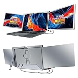 Docooler 14-Zoll-Dreifacher Tragbarer Monitor, 1920 * 1080/1200P FHD IPS-Tri-Screen...