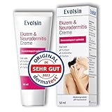 VERGLEICHSIEGER: Evolsin® Ekzem & Neurodermitis Creme I OHNE KORTISON I Lotion, Salbe...