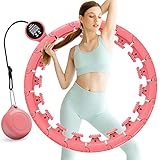 Hula Hoop Reifen Erwachsene, FIVANGIN Smart Hula Hoop mit Gewicht Fitness Reifen für...