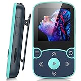 AGPTEK MP3 Player Bluetooth 5.0 Sport 32GB mit 1,5 Zoll TFT Farbbildschirm, Mini Musik...