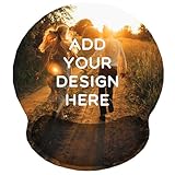 Benutzerdefiniertes Mauspad mit Handgelenkstütze, ergonomisches personalisiertes Mauspad,...