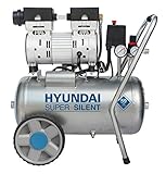 HYUNDAI Silent Kompressor SAC55752 (Druckluftkompressor, ÖLFREI, Flüsterkompressor mit...