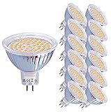 12er-Pack MR16 LED-Lampen,GU5.3 LED-Lampen mit Bi-Pin-Sockel, 4 W (entspricht 50 W...