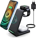 Wireless Charger 3 in 1 Ladestation Apple Watch und iPhone,Apple Ladestation iPhone mit...