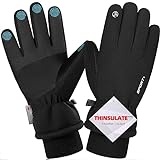 Songwin wasserdichte Winterhandschuhe, Importierte Thinsulate Warme Touchscreen Handschuhe...