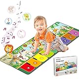 Rodzon 63301 Baby Spielzeug ab 1 Jahr, Musikmatte Kinder 19 Liedern 10 Tieren,...