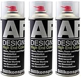 Alex Flittner Designs Silikonspray Schmiermittel 3x400ml Schmierstoff Kunststoff...