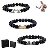 Gymheads Bracelet - Dumbbell Bracelet For Men - Gym Heads Weight Heavy Bracelets - Fidget...