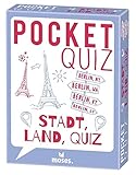 moses. Pocket Quiz Stadt Land Quiz, 150 Fragen rund um kuriose Fakten aus aller Welt, Für...