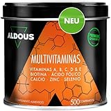 Multivitamin Tabletten Hochdosiert - 500 Tabletten | + 1 Jahr | Vitamin C, D, E, A,...