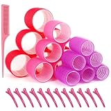 Lockenwickler, Locken ohne hitze, 33PCS Selbsthaftend Locken Set Groß für Langes,...