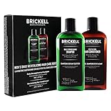 Brickell Men’s Daily Revitalizing Hair Care Routine - Shampoo mit Minze und Teebaumöl...