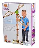 Eichhorn 100039046 - Constructor Windrad - vielseitiges Holzspielzeug 300 Bauteile, 8...