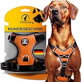 Tierhood - Hundegeschirr für kleine, mittel und große Hunde - [INKL. HALSCLIP] -...