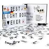 GOODS+GADGETS LED Lichtbox XXL Leuchtkasten mit Fernbedienung - Leuchtbox Light Box +...