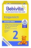 Bebivita Milchnahrung 2 Folgemilch, 4er Pack (4 x 500g)