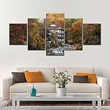 ALpgen Leinwandbild Wandposter 5er Set Deko für Schlafzimmer Leinwand Bedrucken Lassen...