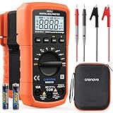 Crenova MS8233D Digitalmultimeter DC AC Voltmeter Ohm Volt Amp Tester für Spannung,...