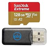 SanDisk MicroSDXC-Extreme-Speicherkarte, 128 GB, kompatibel mit Insta360 Ace Pro 2, Ace...