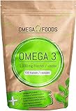 Omega 3 Fischöl Kapseln – 500 Kapseln Hochdosiert In Besonderer Qualität – 1000mg...