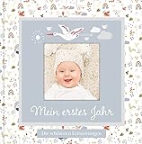 Babyalbum mit Fensterausschnitt für das 1. Lebensjahr zum Eintragen der schönsten...