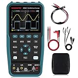 HANMATEK 3-in-1-Handoszilloskop-Multimeter mit 2 Kanälen HO52S 3,5-Zoll-TFT-Oszilloskop,...