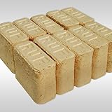 Holzbriketts, RUF Brikett, 30kg, Hartholzbriketts aus Buche/Eiche Holz, für Kamin Ofen...