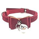 Hund Collar Pet Kittens Katzenwelpenhalsband mit verstellbarem Schnallenhalsband Halsband...